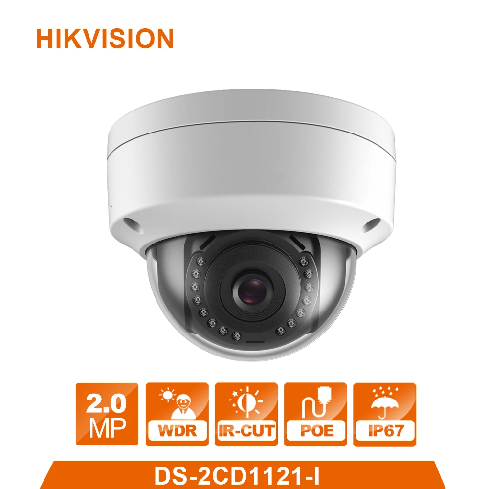 Hik DS-2CD1121-I Original English webcam replace DS-2CD2125F-IS 2MP Mini Dome IP Camera POE Firmware Upgradeable CCTV Camera Hik DS-2CD1121-I Original English webcam replace DS-2CD2125F-IS 2MP Mini Dome IP Camera POE Firmware Upgradeable CCTV Camera