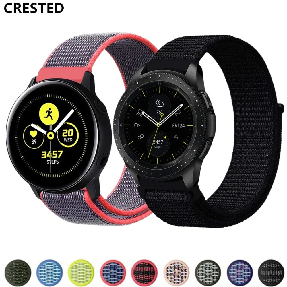 

Gear S3 frontier strap For Samsung Galaxy watch 46mm/active 2 Amazfit bip/gtr 47mm huawei watch gt strap 20mm 22mm watch band