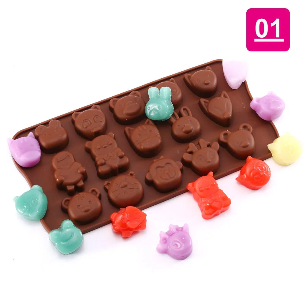 T0922A0195D silicone mold brown detail 01