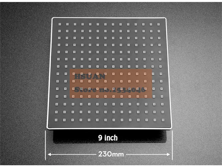 Аксессуары для ванной комнаты, 9 дюймов(230*230 мм), большой размер, насадка для душа - Цвет: 9 inch shower head