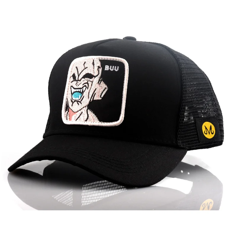 

New Brand Majin Buu 12 Styles Dragon Ball Snapback Cotton Baseball Cap Men Women Hip Hop Dad Mesh Hat Trucker Hat Dropshipping