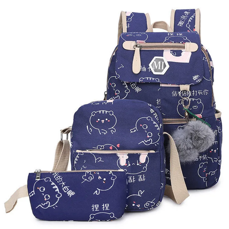 

New Arrival Student School Bags For Teenager Boys Girls Multi Function Laptop School Backpack Women Bagpacks Girl Bag Cute