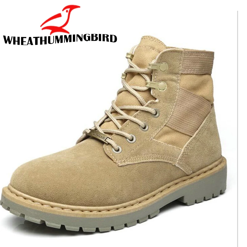 

2019 Workwear Shoes Male Outdoor Combat Shoes Waterproof Desert Martin Boots LH-54