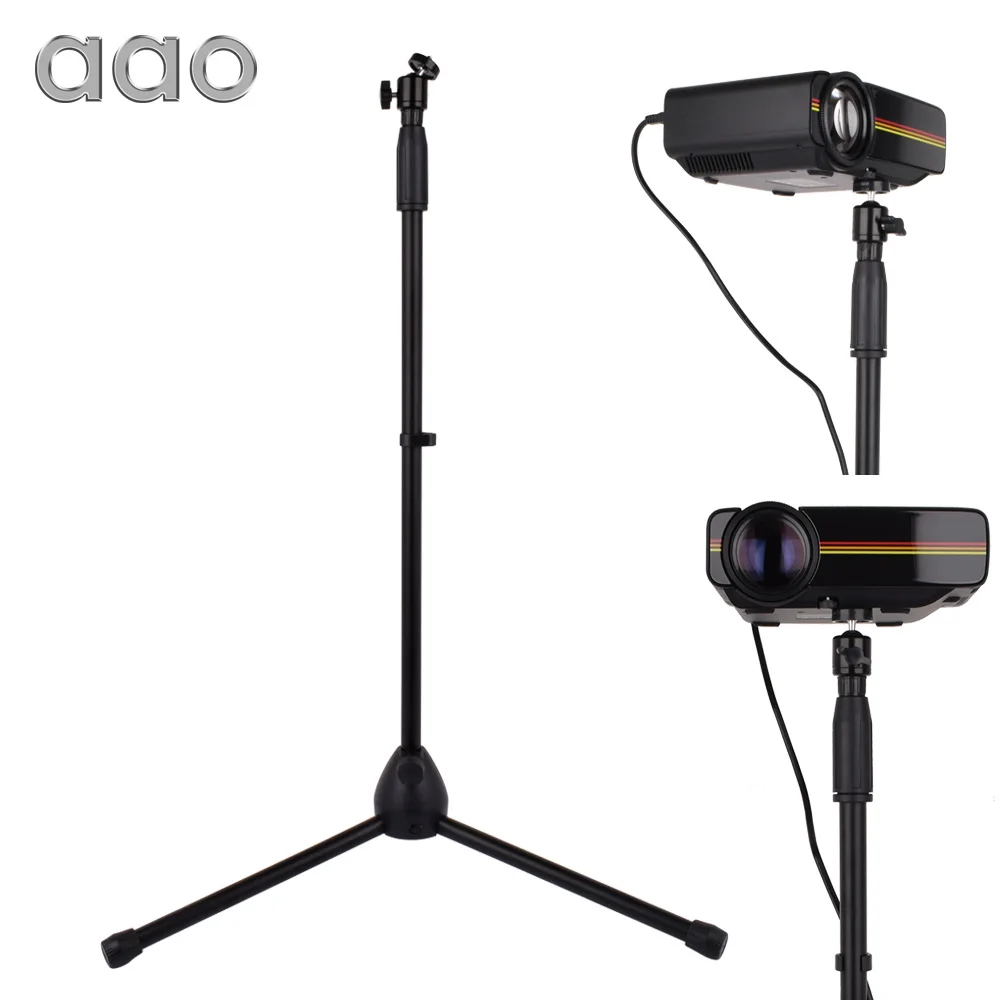 

Universal 79 to 141cm Adjustable Mini Projector Stand Bracket YG500 C80 YG400 YG420 Projector Floor Tripod Digital Camera Holder