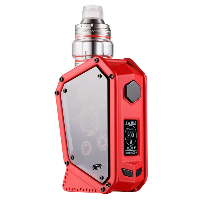 

Electronic Cigarette 200W Cool Colorful Lights Big Smoke with Screen Steam Electronic Cigarette