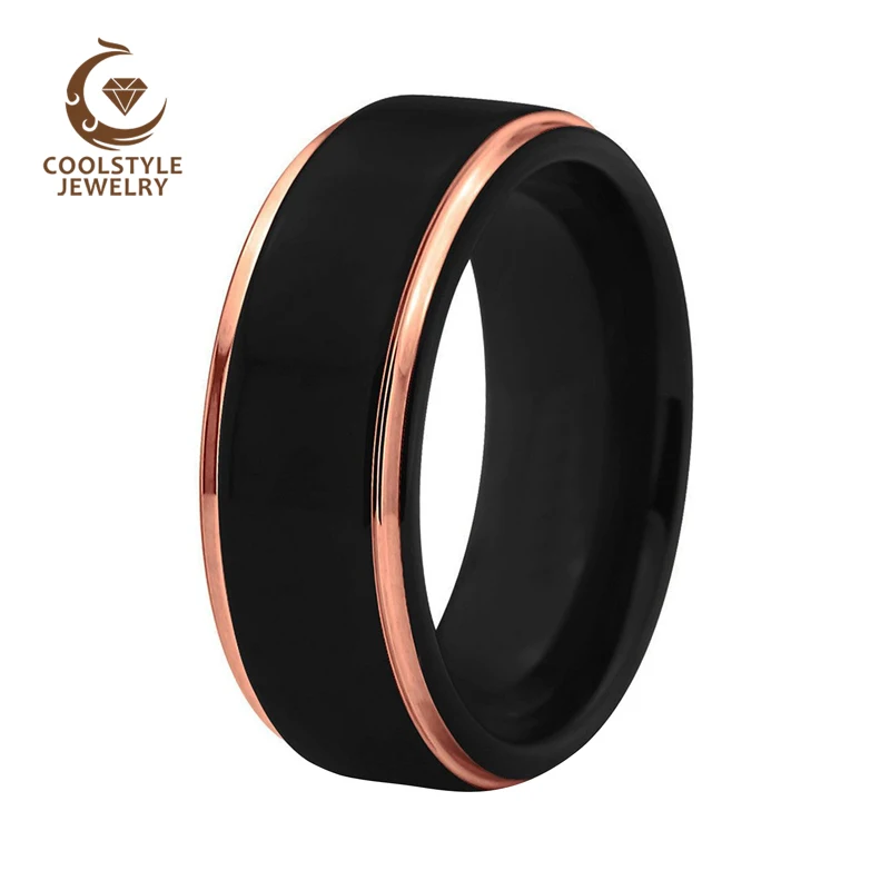 Кольцо из карбида вольфрама с матовой отделкой 8 мм|tungsten carbide ring|carbide ringmens wedding band |