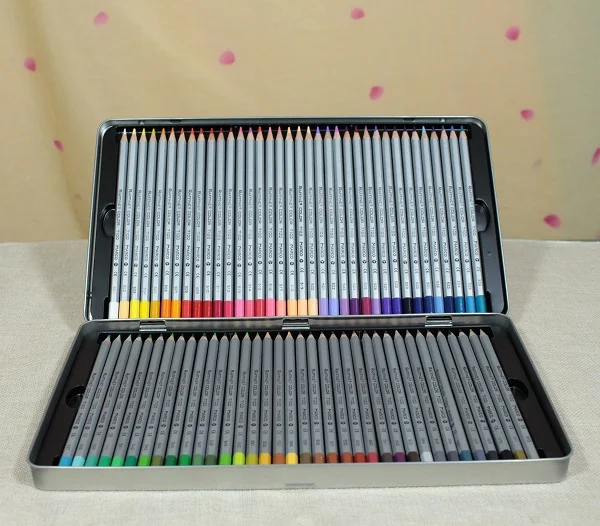 Us 1838 18 Off24364872 Colors Colored Pencils Drawing Sketches Coloring Pencil Iron Tin Box Pintar Con Lapis De Cor Profissional School On