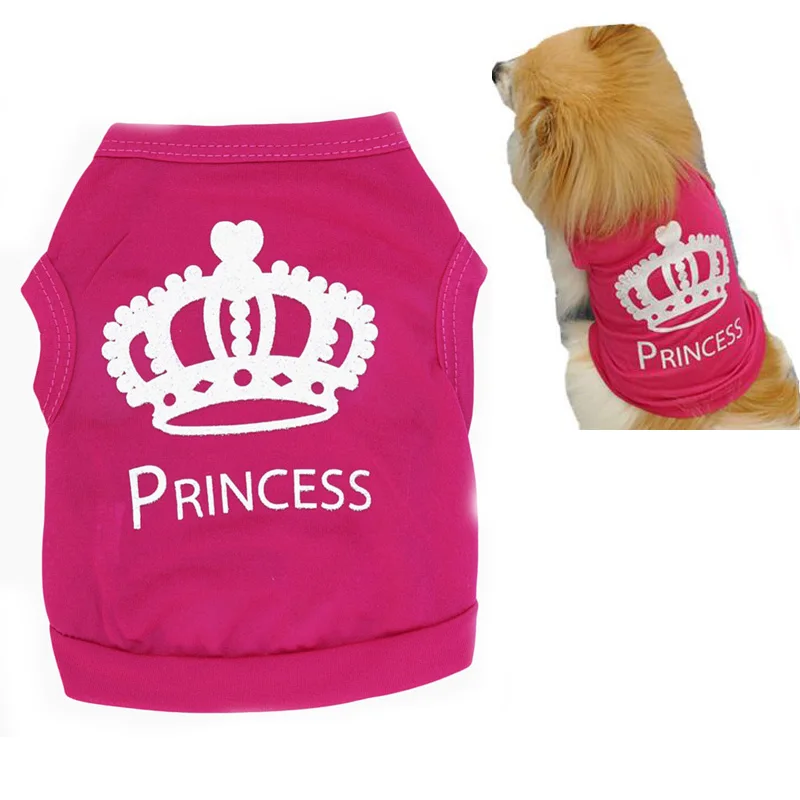 New Arrival Pet Dog Clothes Fashion Princess Dog Cat Vest Spring Puppy