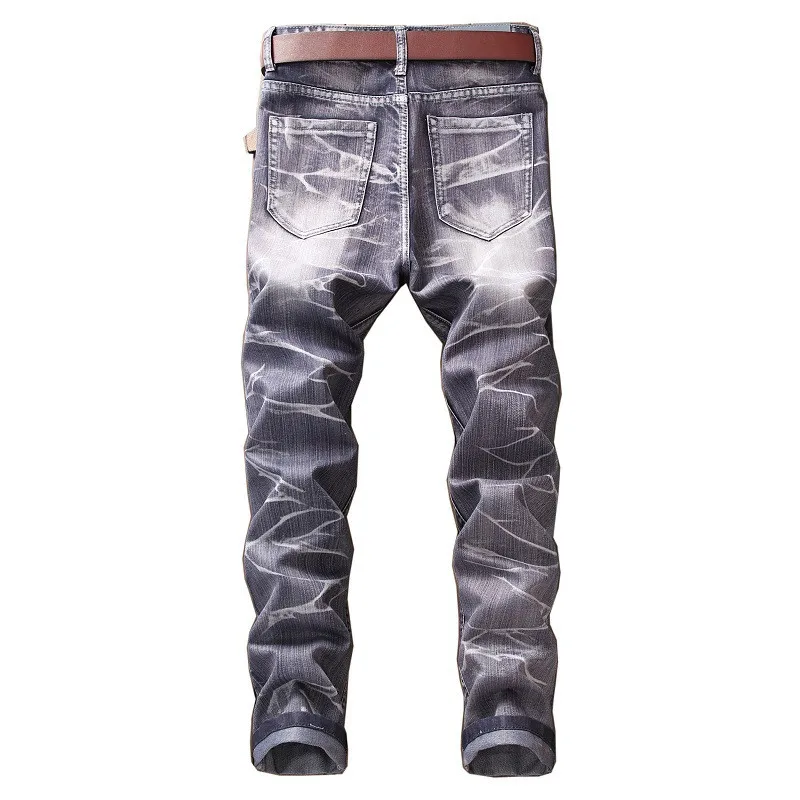 Kopen Idopy Swag Mens Designer Merk Hip Hop Jeans Skinny Stretch Plus Size Gewassen High Street Gewassen Slim Fit Hop Hop broek Voor Mannen