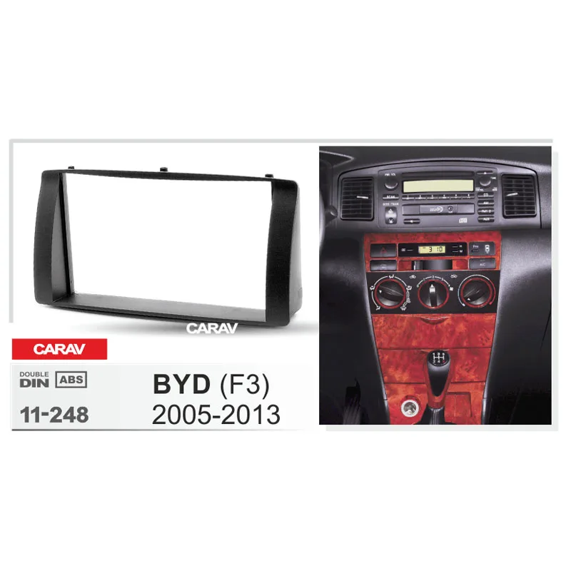 

CARAV 11-248 Car Radio Fascia Panel for BYD F3 2005+ Stereo Fascia Dash CD Trim Installation Kit