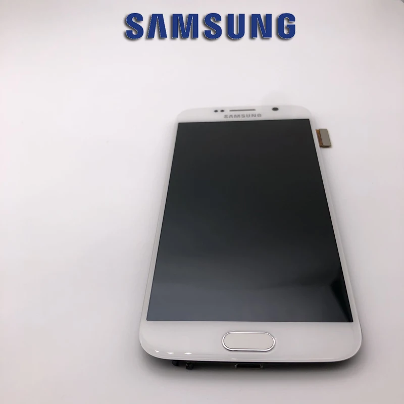Не сжигающий тени 5,1 ''Супер Amoled lcd s дисплей для samsung Galaxy S6 G920i G920P G920f G920V G920A G920 lcd рамка сенсорный экран