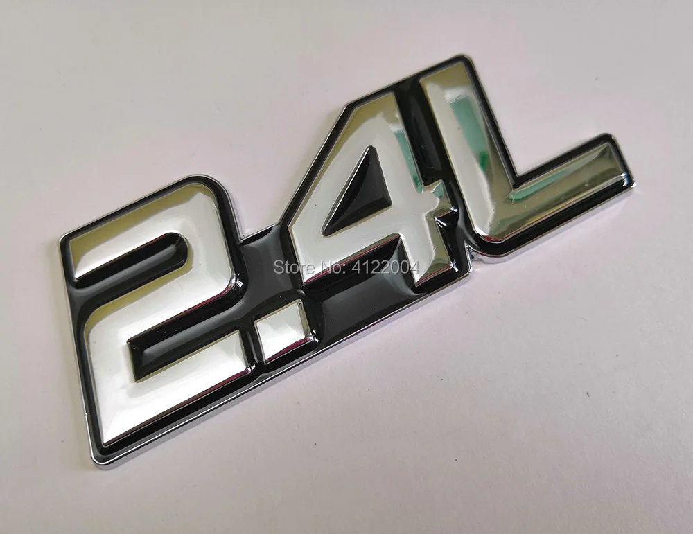 2x 3D Metal Adhesive V6 Truck Car Badge Emblem Sticker Replacement for Universal Cars Matt Black