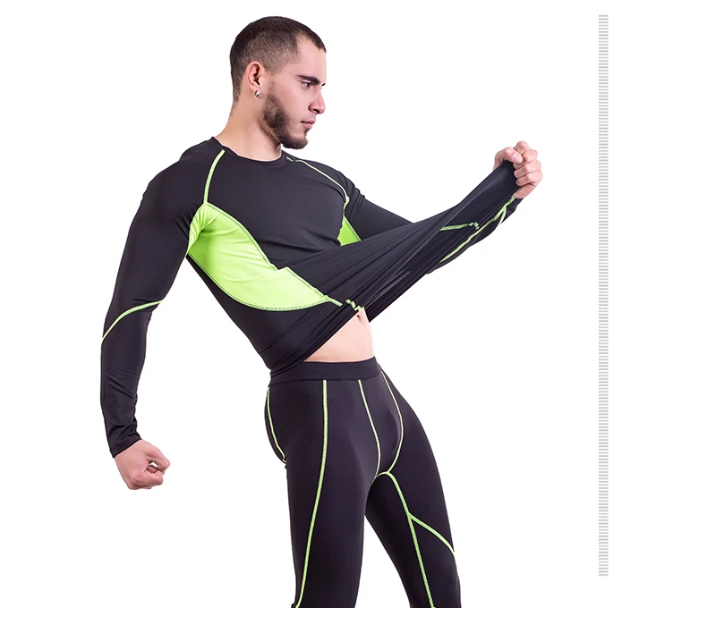 Men Rashguard Sportswear Male Long Sleeve Gym T Shirt Suits MMA Rashguard Fitness Running Shirt Crossfit Bodybuilding Men Shorts Mma (19)