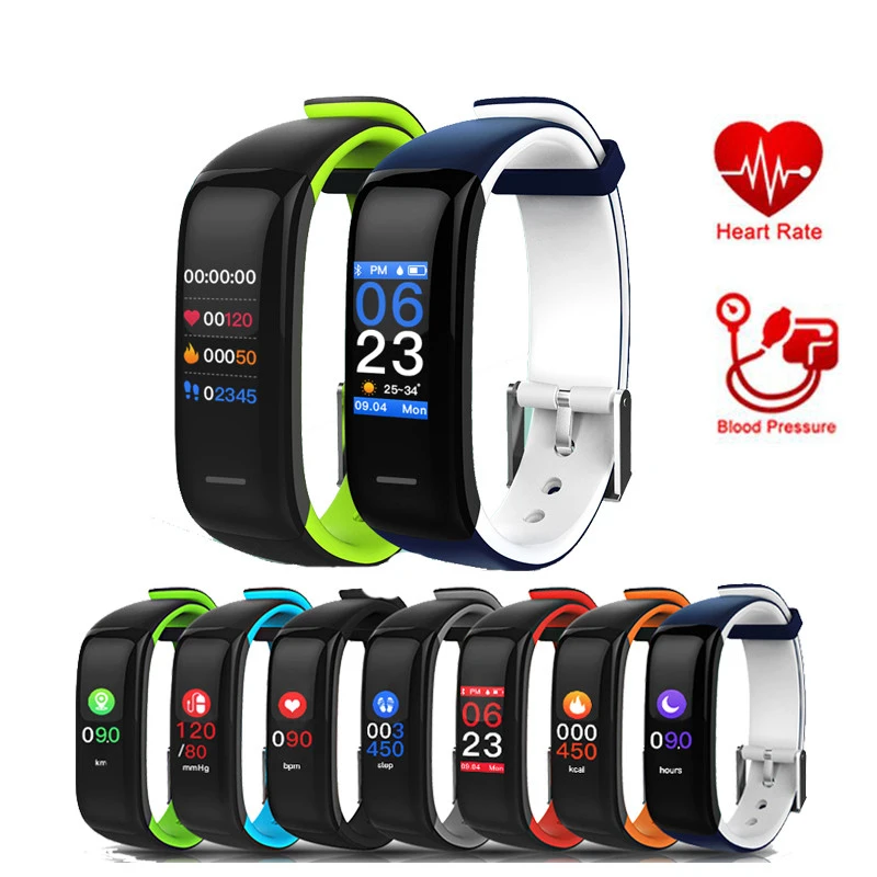 

P1 Plus gps watch sport tracking heart rate Color screen Blood Pressure Monitor smart Wristband watch men women sportwatch ios
