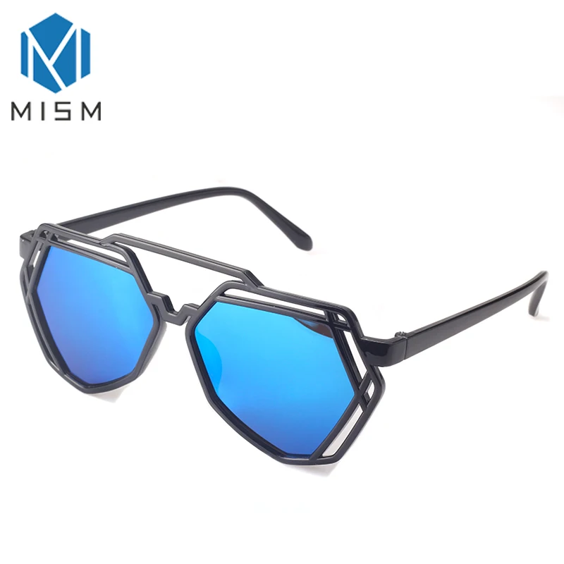 

MISM Fashion Brand Multilateral Square Design Sun Glasses Mirror Women Sunglasses Men Eyeglasses Hip Hop Rock Eyewear