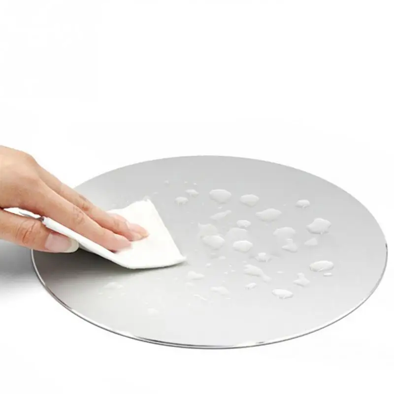 Computer Gaming Mouse Pad Aluminum Alloy Metal Round Mouse Pad Mouse Pad Office Computer Table Mats