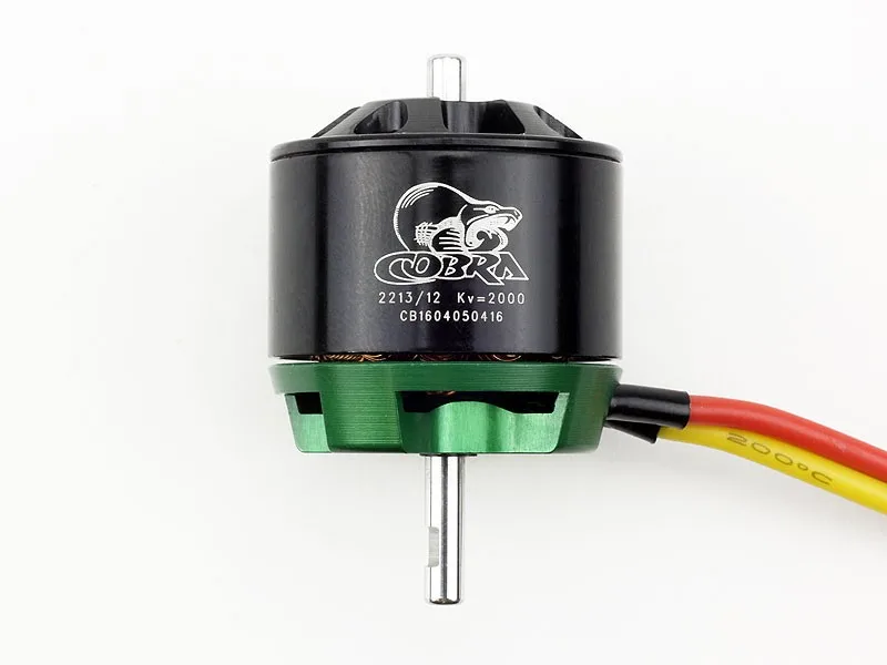 Cobra Motor C 2213 2000Kv Outrunner Brushless Motor, Kv=2000, for R/C