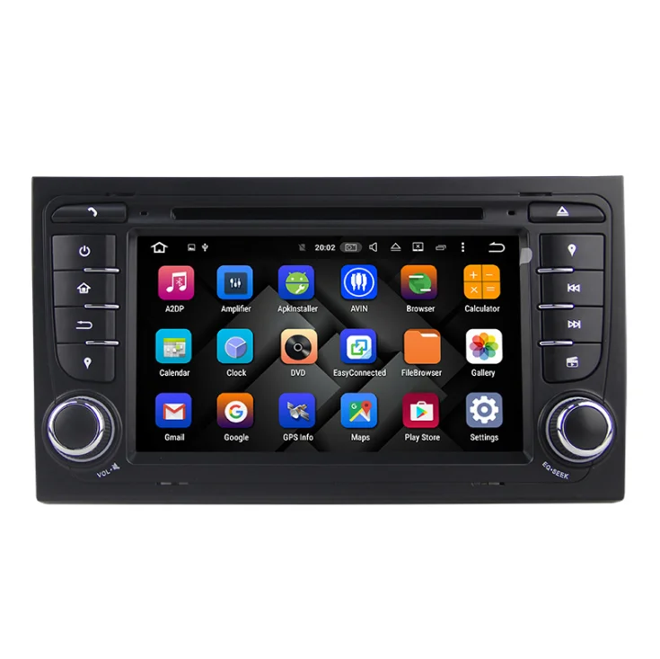 Perfect by DHL 10pcs Car DVD GPS Android 7.1  For Audi A3 2002-2011 With Wifi 4G GPS Navigation BT Radio Steering wheel control Canbus 5