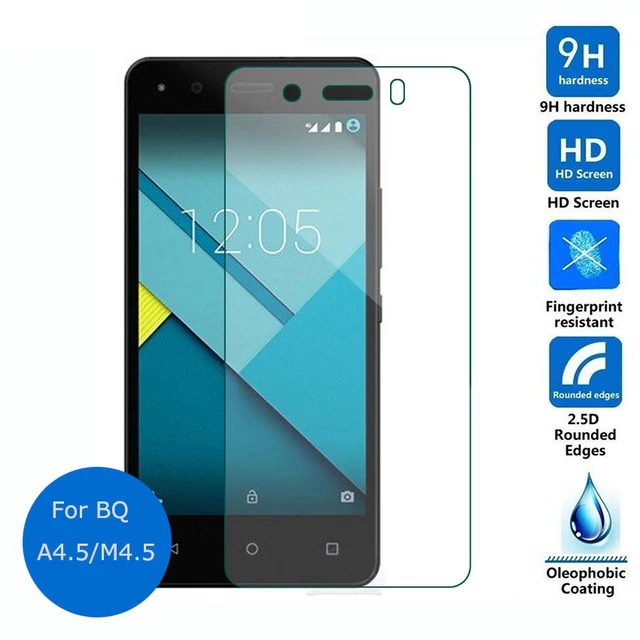 

For BQ Aquaris A4.5 M4.5 Tempered Glass Original 9H Protective Film Explosion-proof LCD Screen Protector pelicula de vidro