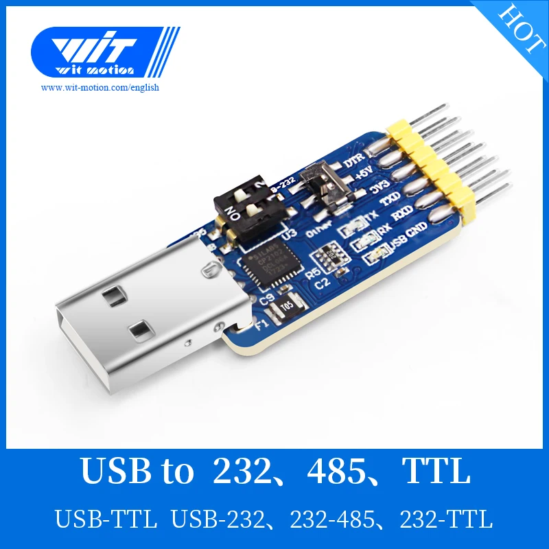 

UART Convert USB to TTL RS485 RS232 and TTL to RS232 RS485 and RS232 to RS485 CP2102 3.3v and 5v output Serial Converter