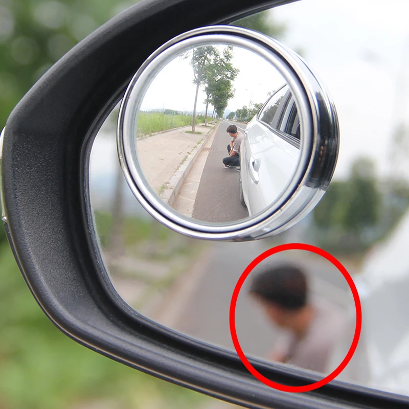 

1Pc Car Mirror Wide Angle 360 Degree Round Car Rear-View Auxiliary Blind Spot Mirror For Ford Fiesta Mk7 Ford Fiesta 2009 2012