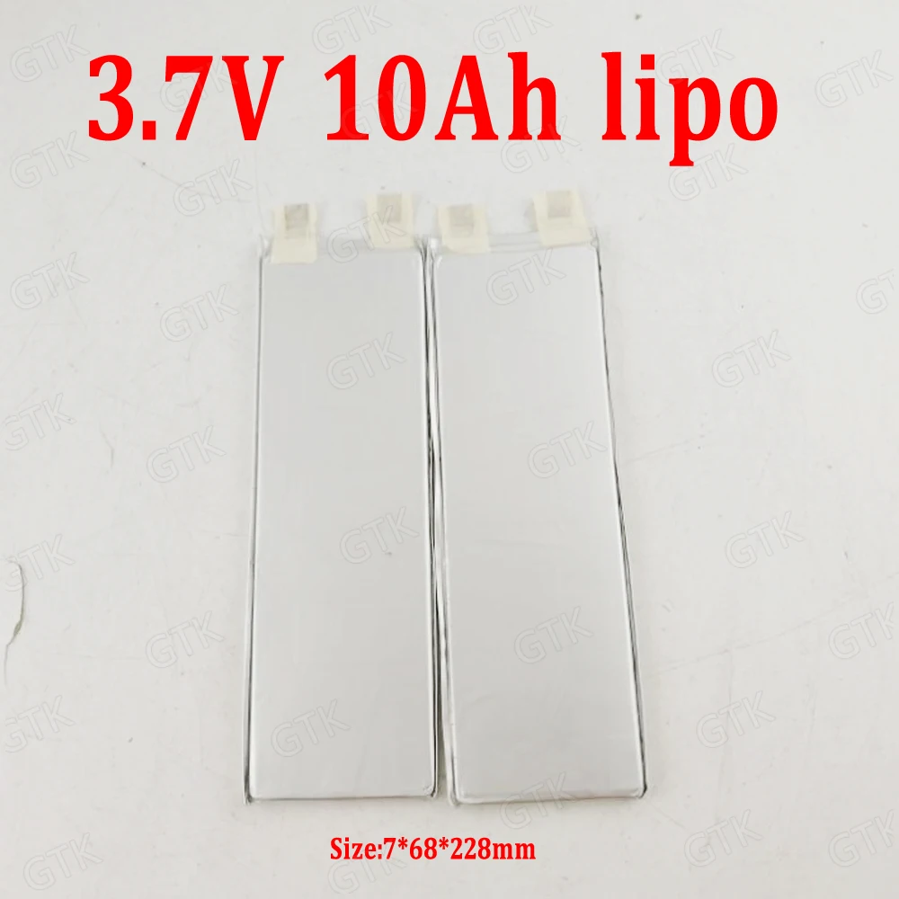 3 7v 10Ah Lithium Battery Lipo 10ah Polymer 3C 30A For Diy Pack Battery 