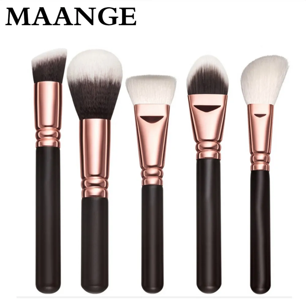 5PCS Pro Makeup Blush Eyeshadow Blending Set Concealer Cosmetic Make Up