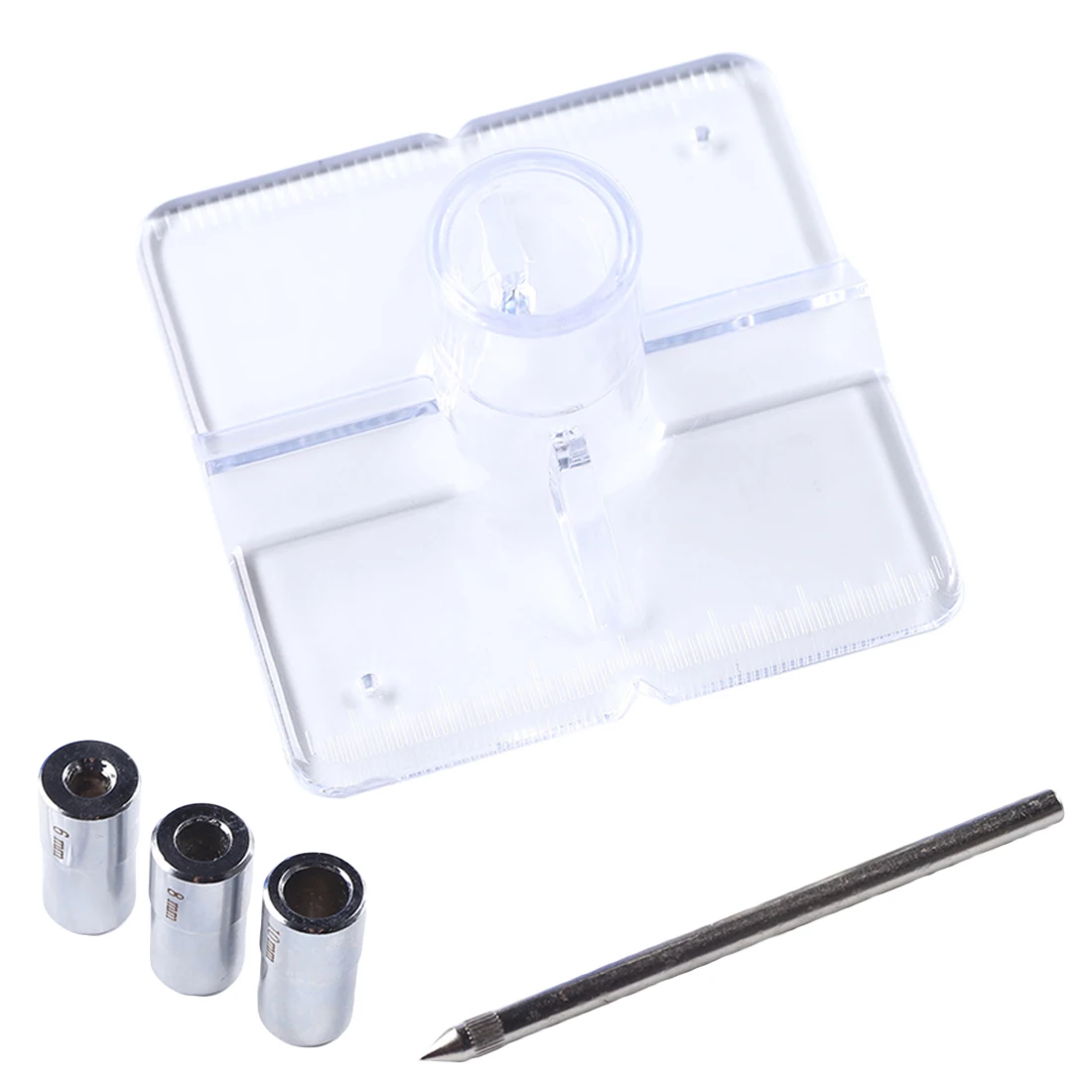 Power Tool 6/8/10mm Drill Conductor for Drilling Mini Pocket Hole Jig Woodworking Drill Guide 5Pcs/Set Locator Dowel Jig Guide