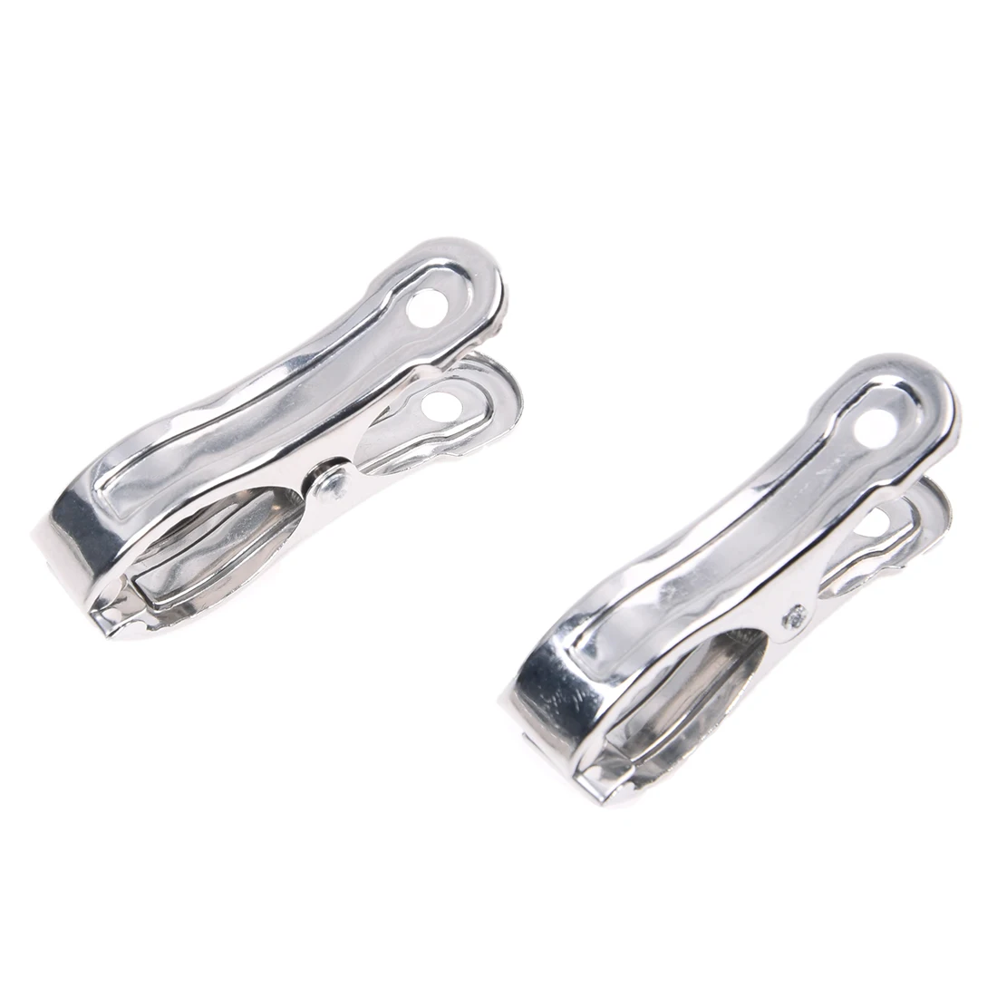 Home Metal Clothespins Hanging Clothes Clips Pegs Silver Tone 20 Pcsin