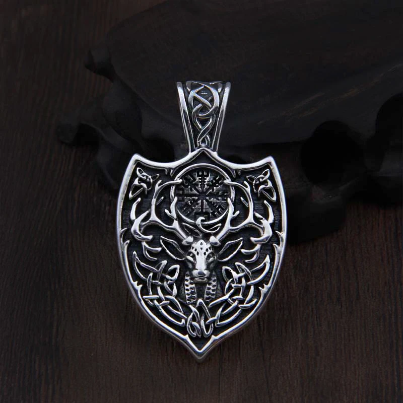 Серебро 925 пробы, пивное ожерелье с подвеской в форме Руны из натуральной коровьей кожи и цепочкой в подарок