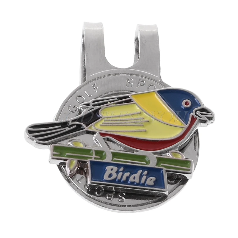 

Personalized Bird Golf Ball Marker With Magnetic Hat Clip Clamp Accessories Gift