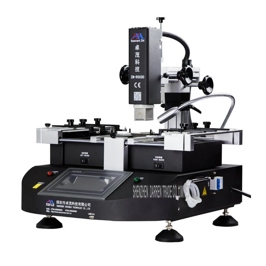 

1pc Hot sale! BGA welding equipment Hot Air BGA rework station ZHUOMAO R5830, BGA soldering station ZM-R5830