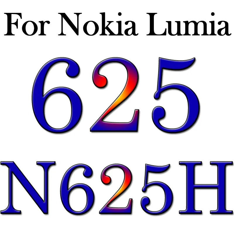 С уровнем твердости 9H закаленное Стекло Экран Защитная пленка для microsoft Nokia Lumia 625 730 735 950 650 640 630 635 535 532 540 430 435 550 чехол - Цвет: For Nokia Lumia 625