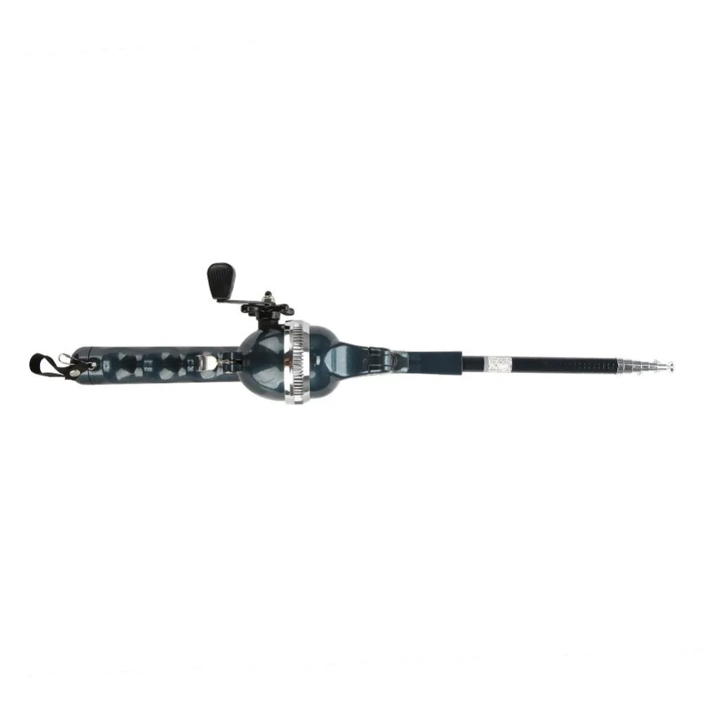 Fishing Rod Kit Folded Rod With Reel Lightweight Plastic Folding