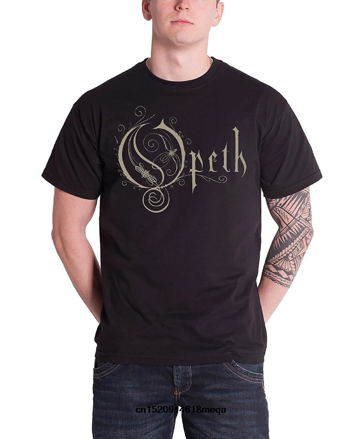 Opeth стены бледно-причастие черная футболка S | Мужская одежда