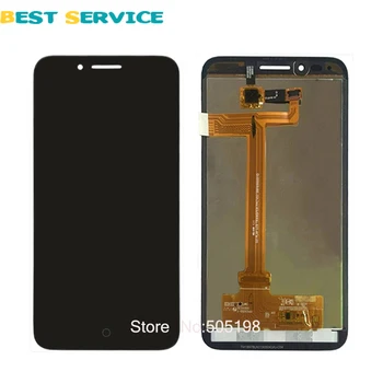 

For Alcatel One Touch Idol Conquest 7046 OT7046 LCD Display With Touch Screen Digitizer Assembly Black Color Free Shipping