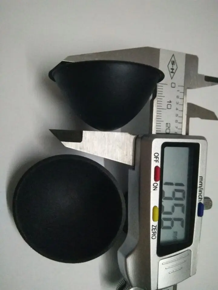 Speaker dust cap made of paper 2 pieces OD: 41mm WOOFER Shape:warhead bullet projectile nose