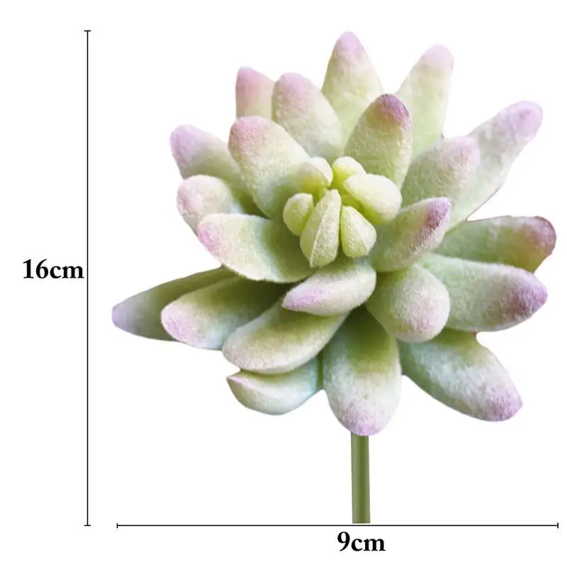 Реалистичные искусственные растения креативное моделирование суккулентная Цветочная головка Цветочная композиция DIY аксессуары большой алоэ декор из растений