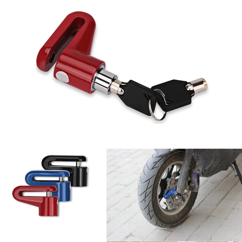

Motorcycle Bicycle Sturdy Wheel Disc Brake Lock Security Anti Thief Alarm Motorcycl Anti theft Disk Disc Brake Rotor Lock
