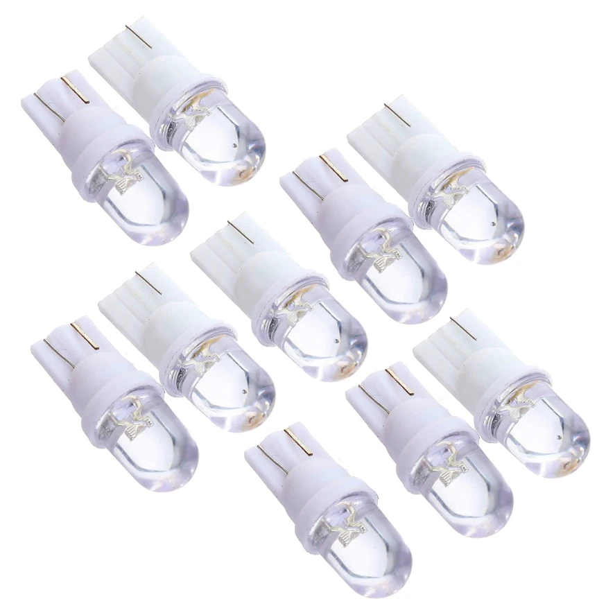 

TOYL 10x W5Wled night light led 158 168 194 T10 2825 WHITE XENON Ceiling light Effect