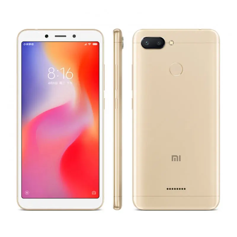 Глобальная версия Xiaomi Redmi 6 4 Гб 64 ГБ Восьмиядерный процессор Helio P22 мобильный