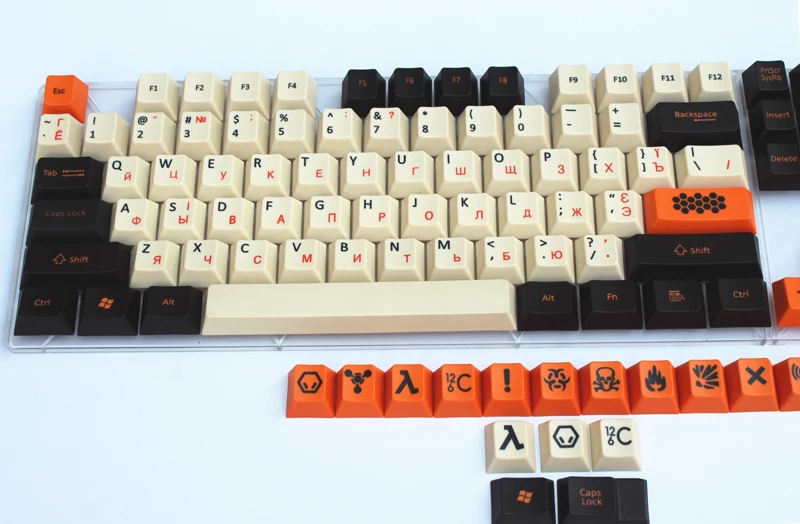 Крутой Джаз 108/125 PBT толстый Keycap сублимированный краситель Японский Русский корейский макет Cherry MX Переключатель для механической игровой клавиатуры