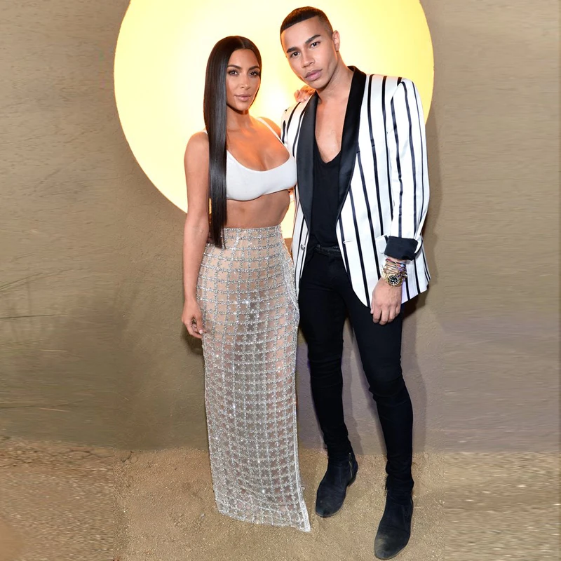 Kim-Kardashian-Balmain-Skirt-Bra