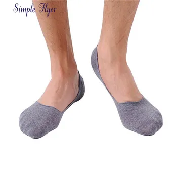 

Slip Sock SIF New Fashion Men Slip Sock 1 Pairs High Quality Man Shallow Mouth Invisible Boat Cotton Slip Socks 420 Hot Dropship