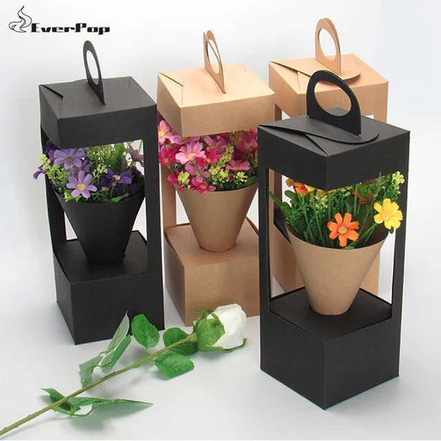 20pcs Flowers Packaging Gift Boxes Floral Gift Bag lighthouse design