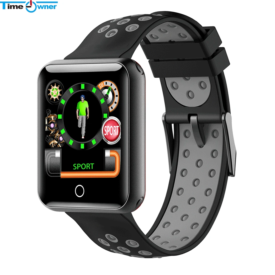 

TimeOwner Smart Bracelet Blood Pressure Heart Rate 1.54" Screen Dynamic Icon Passometer Call Remind SMS Notify Smart Band Watch