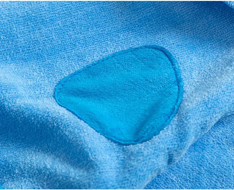 Детское махровое полотенце одеяла для новорожденных плащ с капюшоном Пижама накидка детская пляжная мягкая купальное полотенце банный халат для маленьких мальчиков и девочек