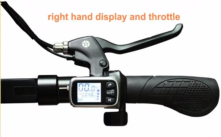 ЖК-дисплей 124 с переключателем большого пальца+ контроллер BLDC 24v36v48v250w350w Датчик Холла тормоз электрический скутер велосипед MTB diy часть