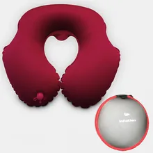 ТПУ ламинированная ткань портативный надувной автомобиль u-тип шеи Подушка к оплате