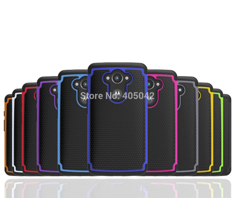 

Impact Rubber Shockproof Silicone Hard Case Cover For Motorola Droid Turbo/Moto Maxx XT1254/Ballistic Nylon Version XT1225